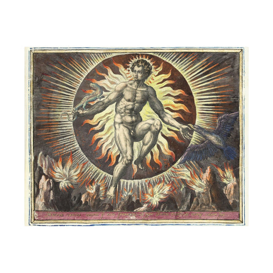 Helios Personification of Fire – 1580s Engraving by Maerten de Vos & Adriaen Collaert – Mythological Element Print