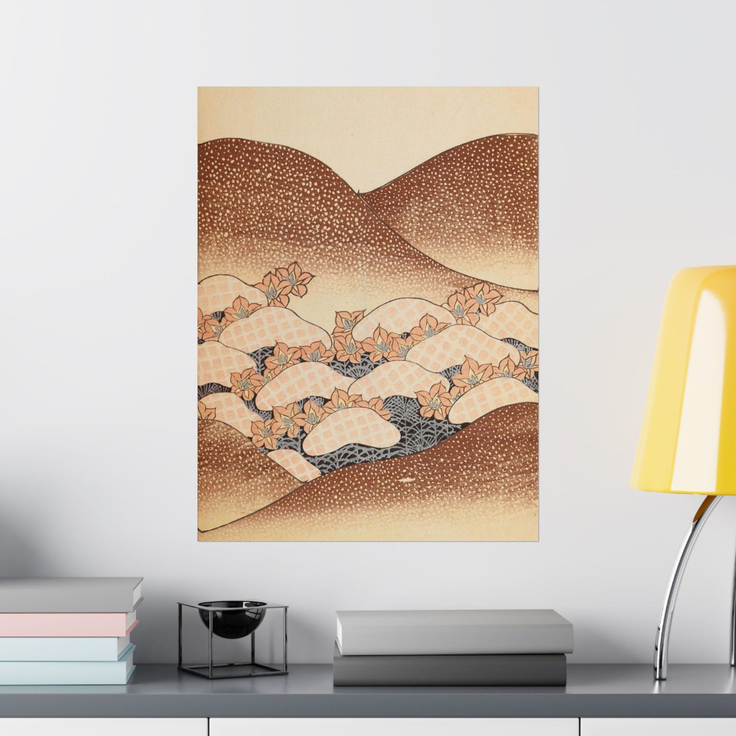 Art Nouveau Japanese Textile Design – 1902 Shin-Bijutsukai Print – Vintage Botanical Pattern Poster