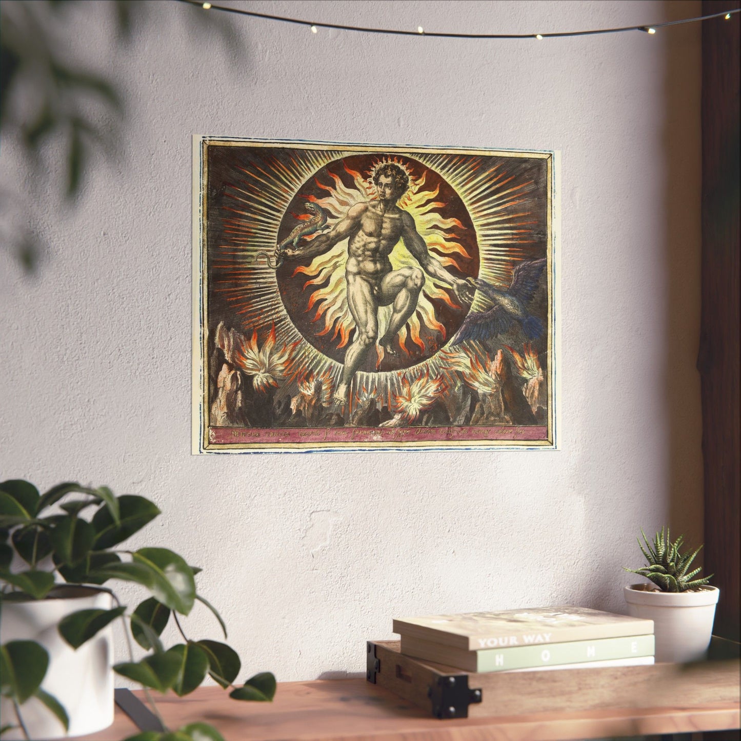 Helios Personification of Fire – 1580s Engraving by Maerten de Vos & Adriaen Collaert – Mythological Element Print